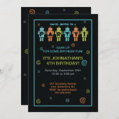 ロボットパーティーの招待状 招待状 (正面/裏面)