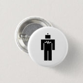 ロボットピクトグラムボタン 缶バッジ (正面&裏面)