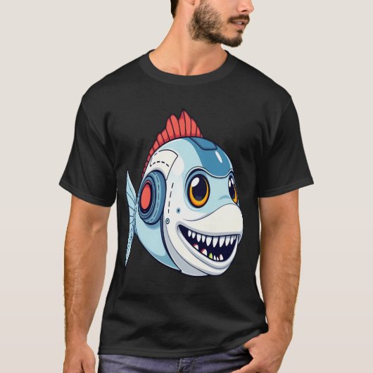 ロボットフィッシュ Tシャツ (正面)