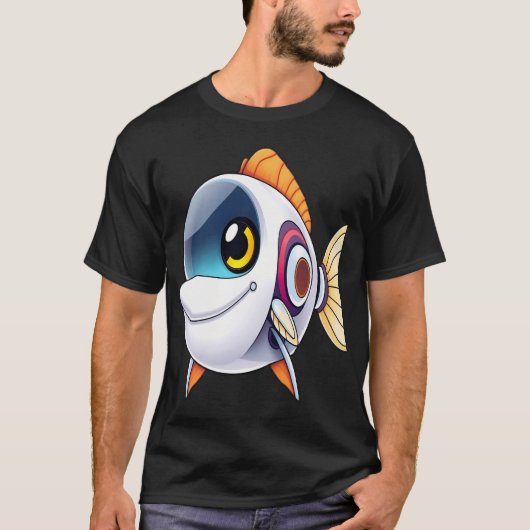ロボットフィッシュ Tシャツ (正面)