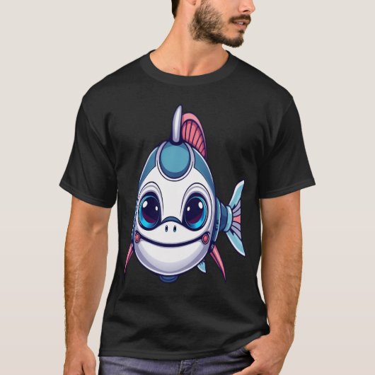 ロボットフィッシュ Tシャツ (正面)