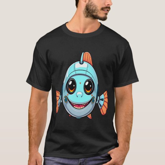 ロボットフィッシュ Tシャツ (正面)