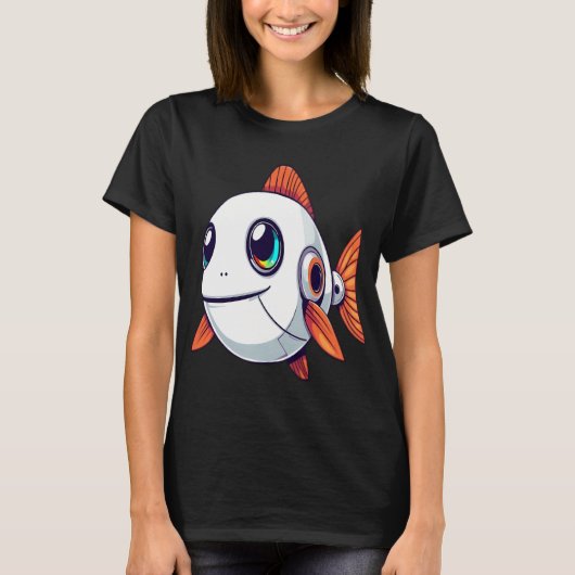 ロボットフィッシュ Tシャツ (正面)