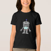 ロボットフレンドリーマンガキッズシャツ トライブレンドＴシャツ (正面)