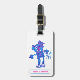ロボットプレス&グリッパー荷物タグ ラゲッジタグ
