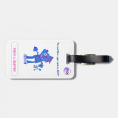 ロボットプレス&グリッパー荷物タグ ラゲッジタグ (裏面横)