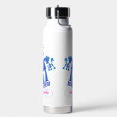 ロボットプレス&グリッパ水筒 ウォーターボトル (左面)