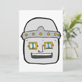 ロボットヘッド 招待状 (スタンド正面)