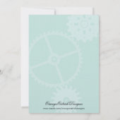 ロボットベビーシャワー招待状|の男の子 招待状 (裏面)