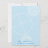 ロボットベビーシャワー招待状|少年 招待状 (裏面)