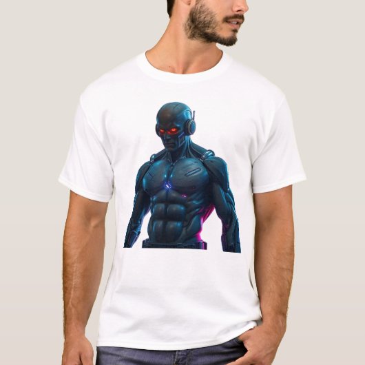 ロボットボディビルダー Tシャツ (正面)