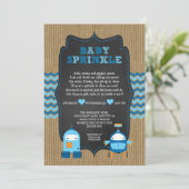 ロボットボーイベビースプリンク素朴ル 招待状 (スタンド正面)