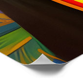 ロボットポートレートのエイリアン | AI Art ポスター (角)