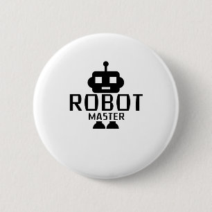 ロボットマスターのロボット工学エンジニアプログラムStreamm 缶バッジ
