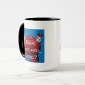 ロボットマッサージ マグカップ (正面左)