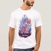 ロボットマンSci FiサイバーアーバンTシャツ Tシャツ (正面)