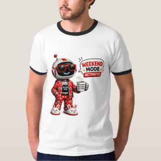 ロボットミーム|面白いAI&テクノロジーハッスル Tシャツ