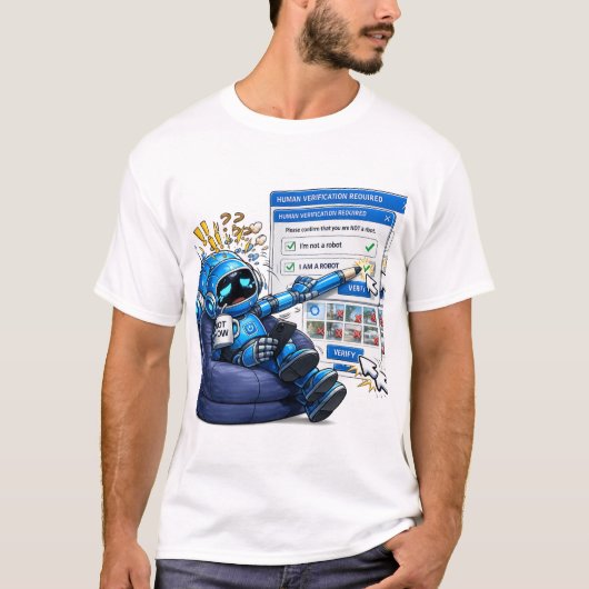 ロボットミーム Tシャツ (正面)