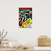 ロボットモンスターズ火星コディレトロSci Fi ポスター (キッチン)