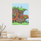 ロボットランズプリント01 ポスター (キッチン)