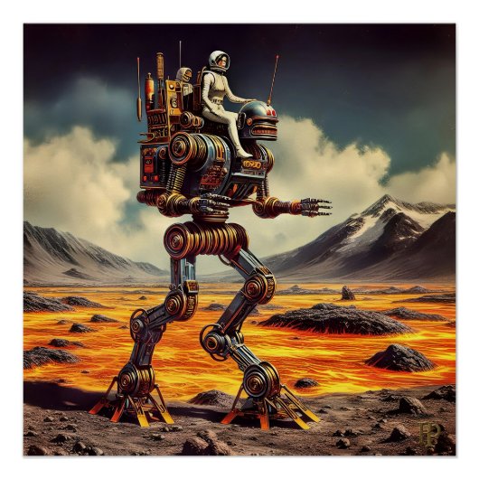 ロボットレトロ ポスター (正面)