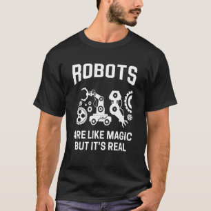 ロボットロボット工学技術者人工知能 Tシャツ