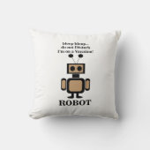 ロボットロボット技術おもしろい クッション (正面)