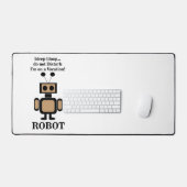 ロボットロボット技術おもしろい デスクマット (キーボード&マウス)