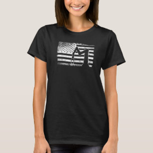 ロボットロボティクスエンジニアアメリカ国旗ヴィンテージ Tシャツ