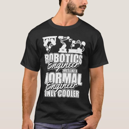 ロボット人工知能Aiロボット Tシャツ (正面)