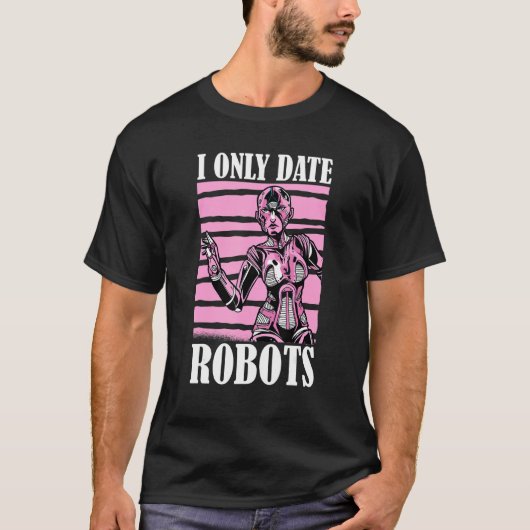 ロボット人工知能Aiロボット Tシャツ (正面)