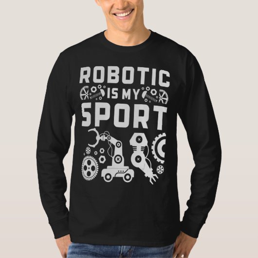 ロボット人工知能Ai Itロボット Tシャツ (正面)