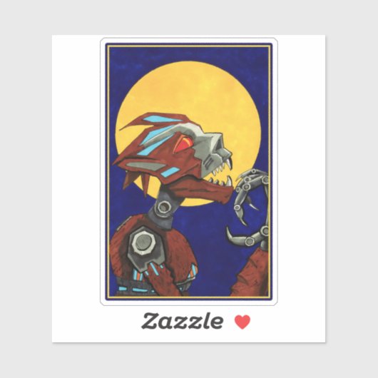 ロボット人狼ウルフマン シール (シート)