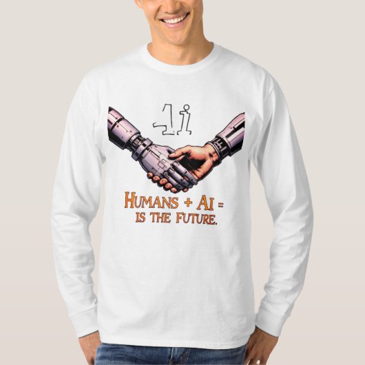 ロボット人間の Tシャツ (正面)