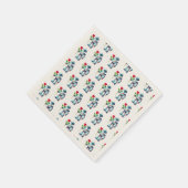 ロボット付バラ スタンダードカクテルナプキン (角)