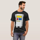 ロボット体衣装簡単ハロウィンおもしろいギフトかわいい Tシャツ (正面フル)
