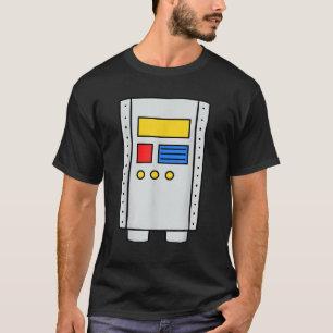 ロボット体衣装簡単ハロウィンおもしろいギフトかわいい Tシャツ