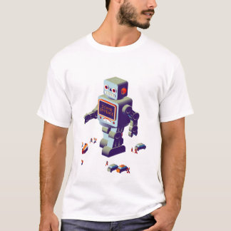 ロボット侵入のティー Tシャツ