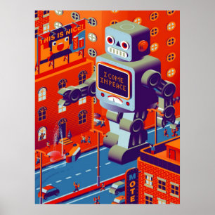 ロボット侵入ポスター ポスター