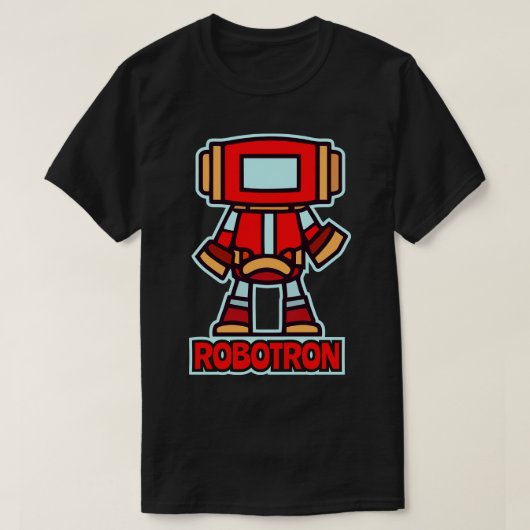 ロボット侵入型ロボトロン子供へ Tシャツ (デザイン正面)