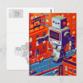 ロボット侵入葉書 ポストカード (正面/裏面)