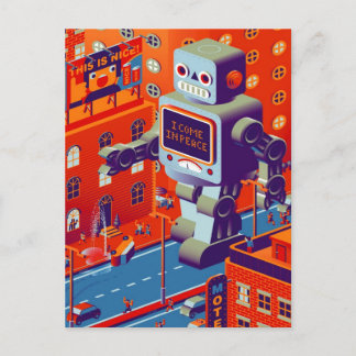 ロボット侵入葉書 ポストカード