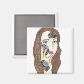 ロボット内側 – 2インチ角磁石 マグネット (正面/裏面)