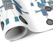 ロボット包装紙 ラッピングペーパー (ロールコーナー)