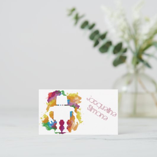 ロボット友情カード 名刺 (スタンド正面)