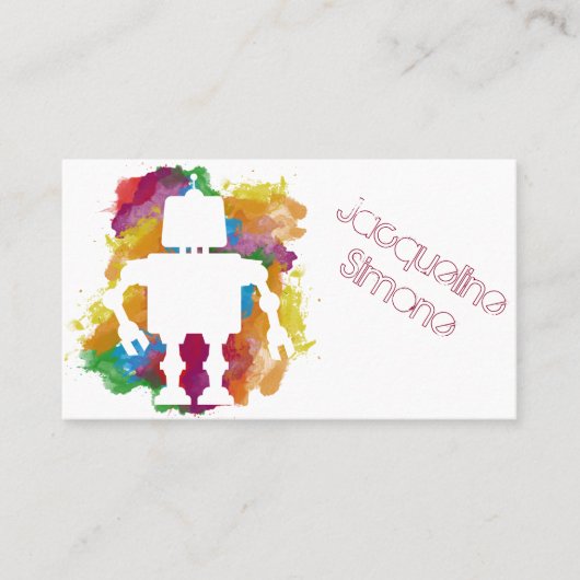 ロボット友情カード 名刺 (正面)