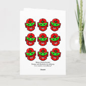 ロボット合唱団-ハッピーバースデーの歌 カード (裏面)