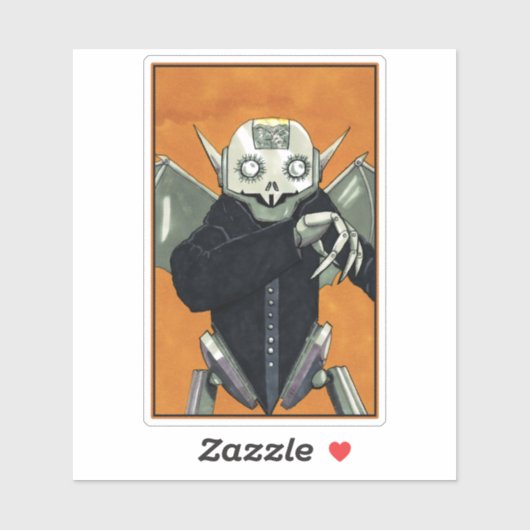 ロボット吸血鬼ドラキュラ シール (シート)