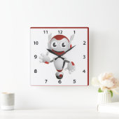 ロボット壁時計 スクエア壁時計 (ホーム)