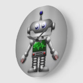 ロボット壁時計 ラージ壁時計 (傾斜)